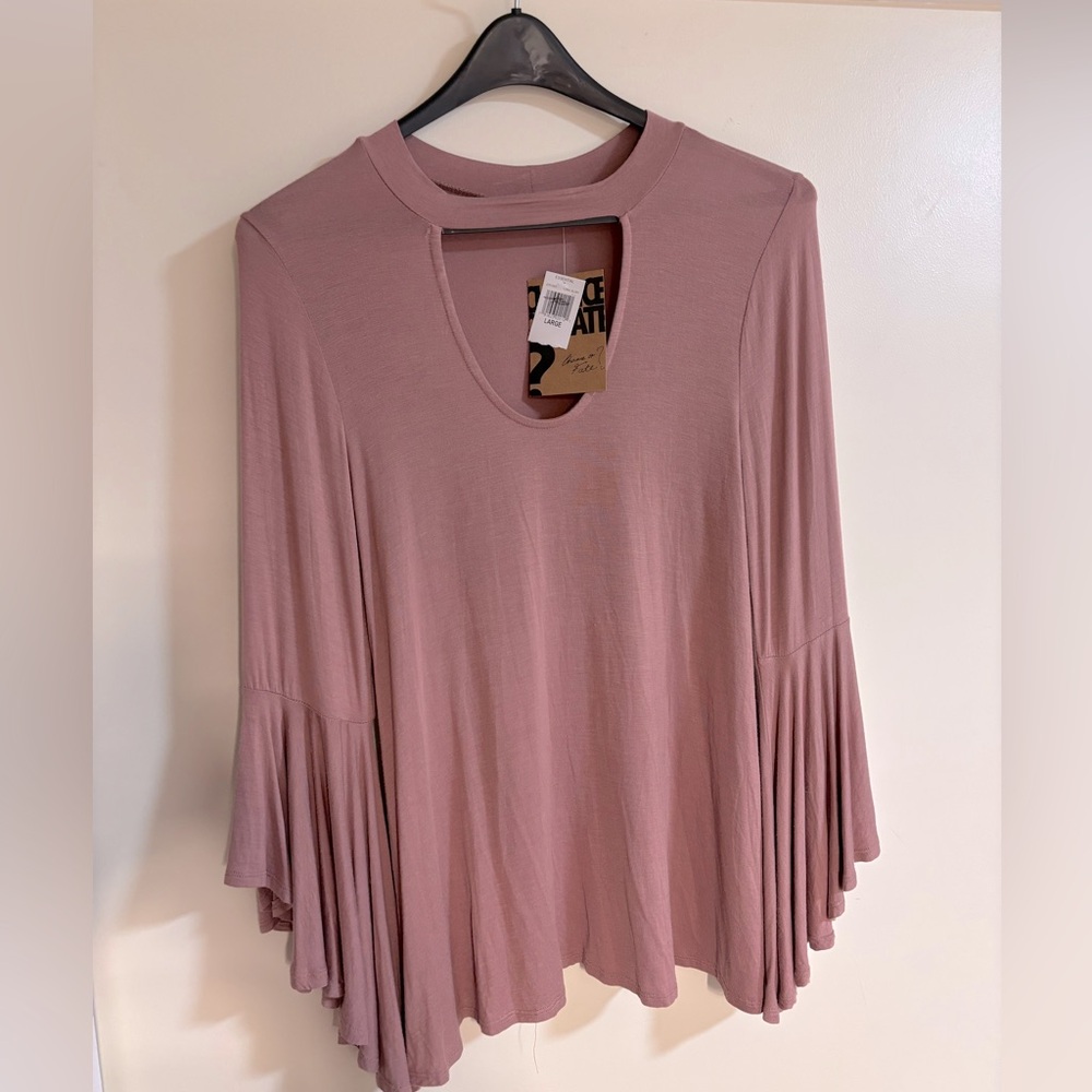 Chance or Fate Choker Keyhole Tunic Top